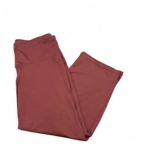 Jockey leggings Red Mauve Wide-Leg Crop Pants Large